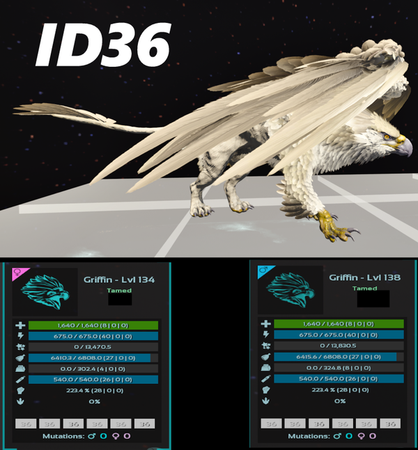 ID36 Adult Griffin clones