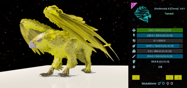 ID4  LVL1 Adult Female Griffin clones