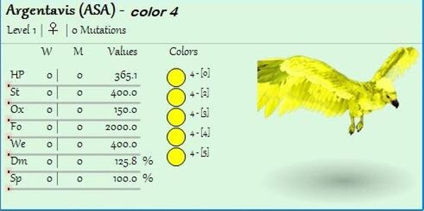 ID4  Lvl 1 Argy female adult clones