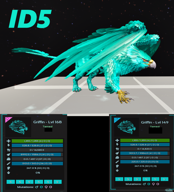 ID5 Adult Griffin clones