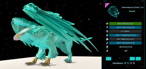 ID5 LVL1 Adult Female Griffin clones