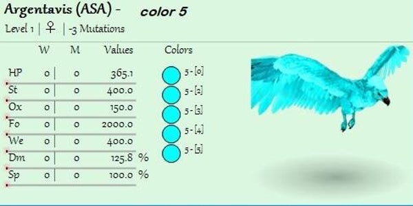 ID5 Lvl 1 Argy female adult clones