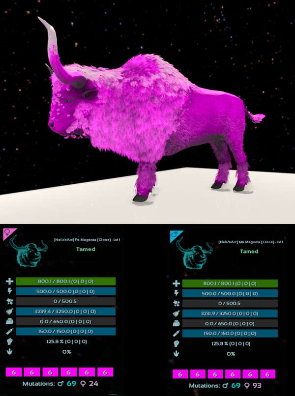 LVL1 ID6 Bison adult clones