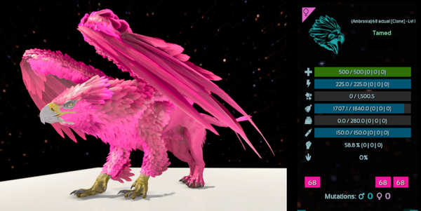 ID68 LVL1 Adult Female Griffin clones