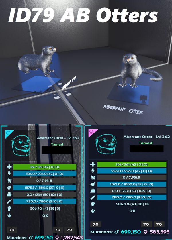 Id79 Otter adult clones