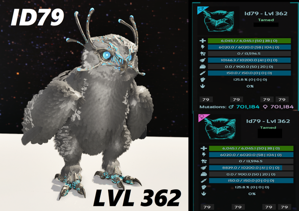 ID79 Snow Owl adult clones