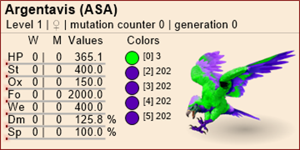 Joker Rev Lvl 1 Argy female adult clones