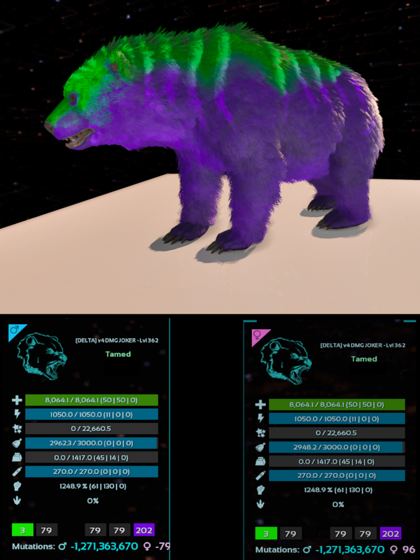 Joker Ab Bear adult clones