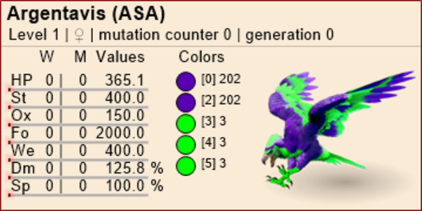 Joker  Lvl 1 Argy female adult clones