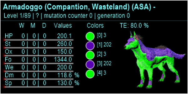 Joker 2 Armadoggo LVL 1 Adult clones