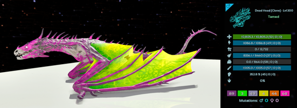 level 300 Male Zombie Wyvern