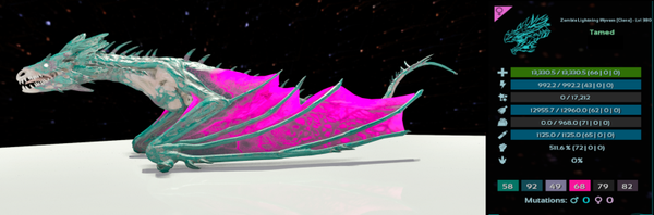 level 380 Female Zombie Wyvern