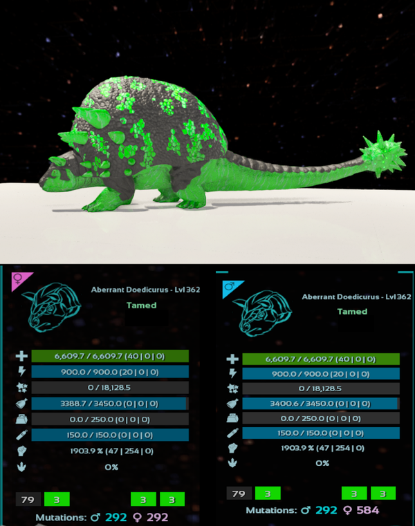 Monster Doed 1903m Adult clones