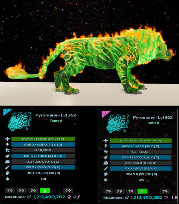 Monster Pyromane adult clones