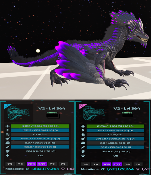 Nightmare v2 1334m Rockdrake adult clones