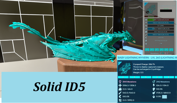 ID5 Lightning Wyvern adult clone