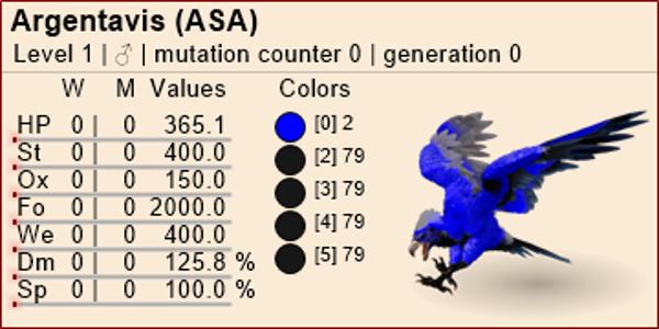 Subzero Lvl 1 Argy female adult clones