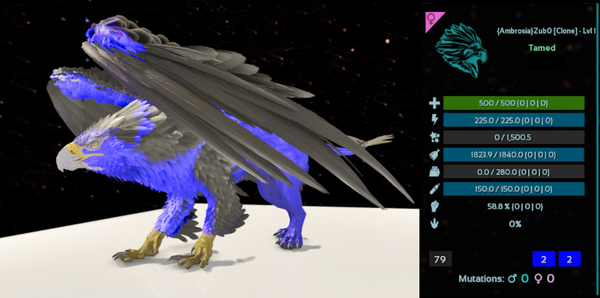 Subzero LVL1 Adult Female Griffin clones