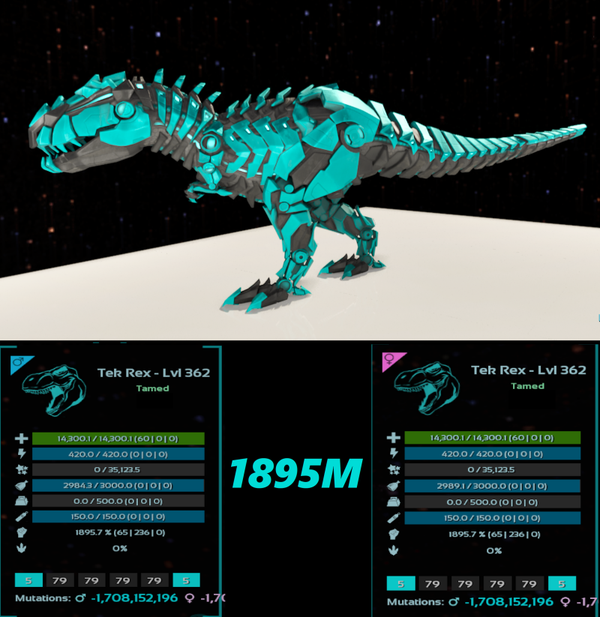 Tron 1895m Adult clones