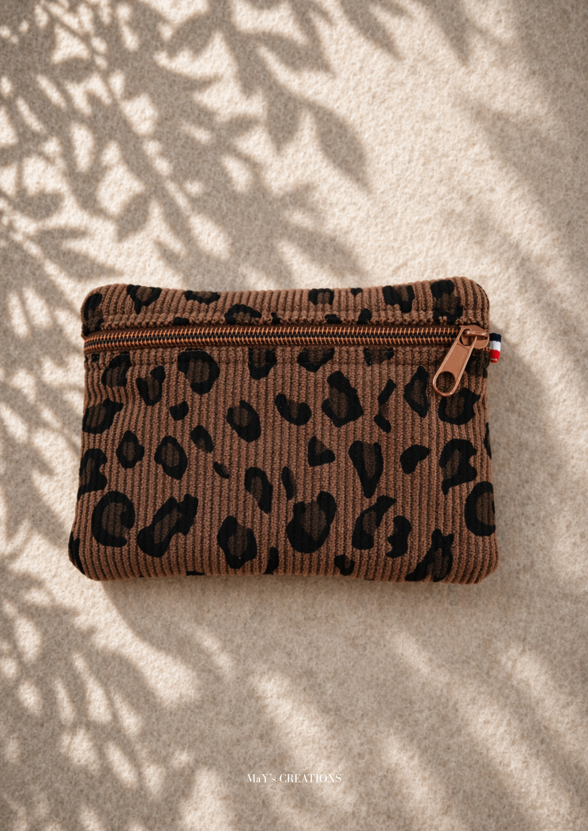 Petite pochette zippée personnalisable