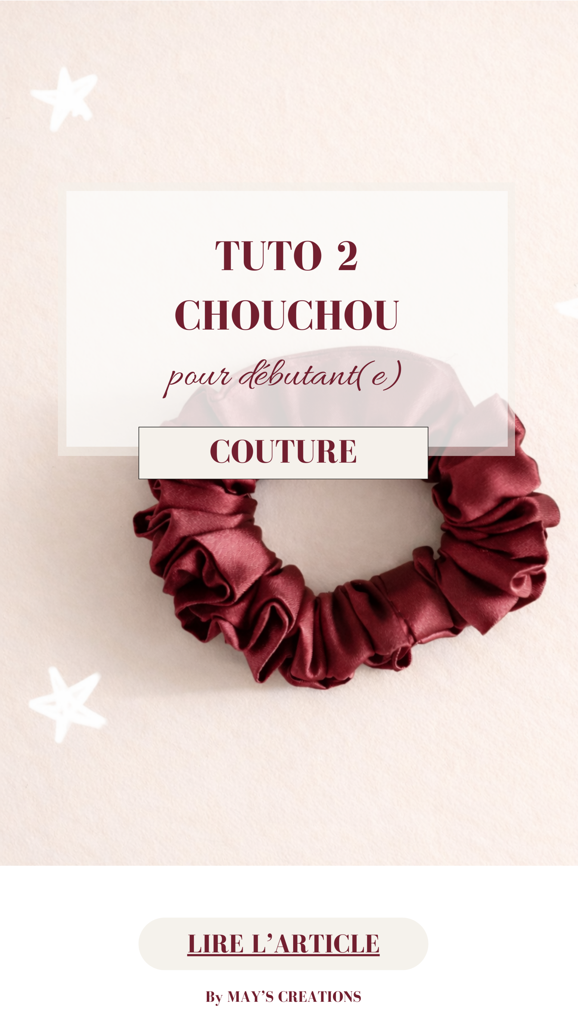 E-BOOK - TUTO 2 : CHOUCHOU