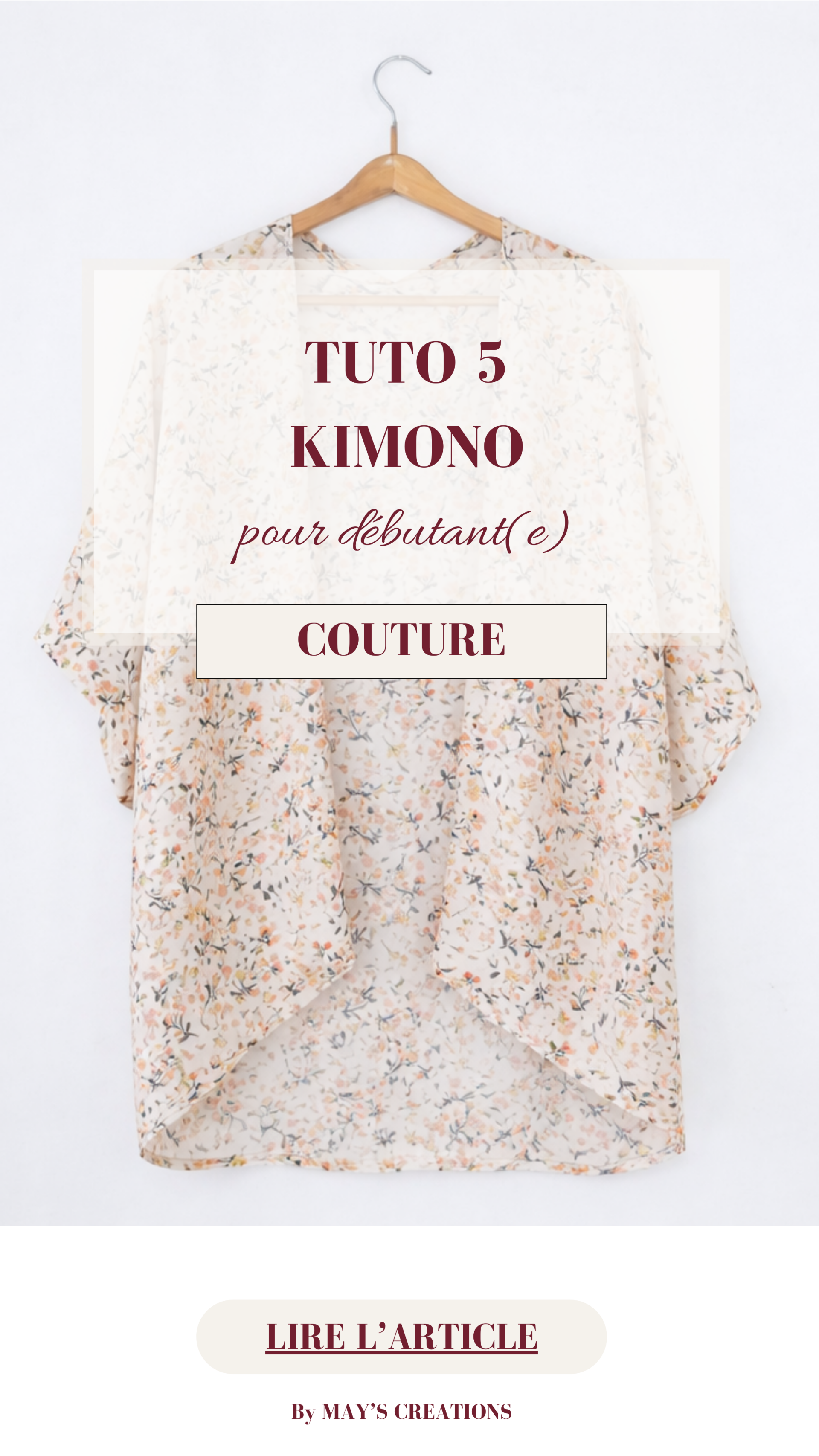 E-BOOK - TUTO 5 : KIMONO