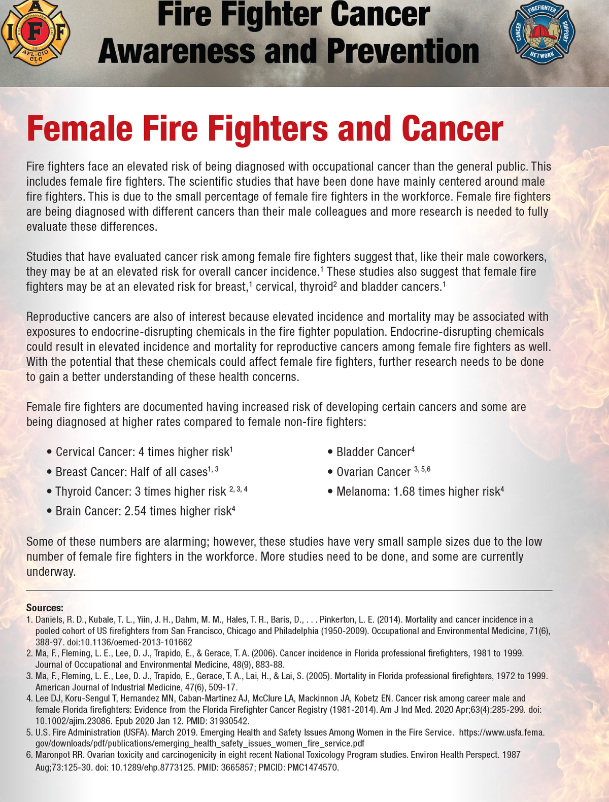 Cancer and Women FireFighters | Vancouver Fire Retired Cancer Awareness