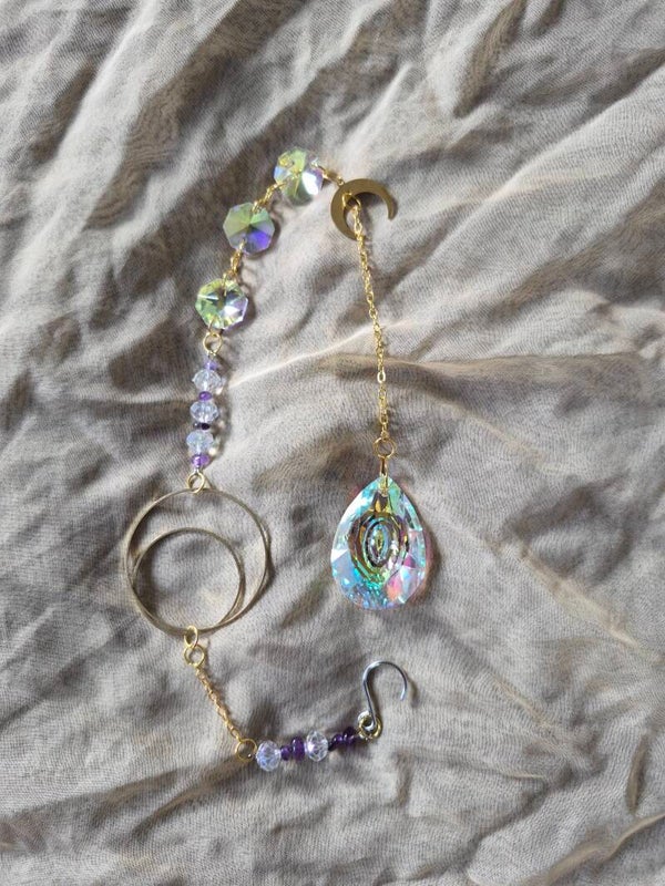 Celestial glow sun catcher
