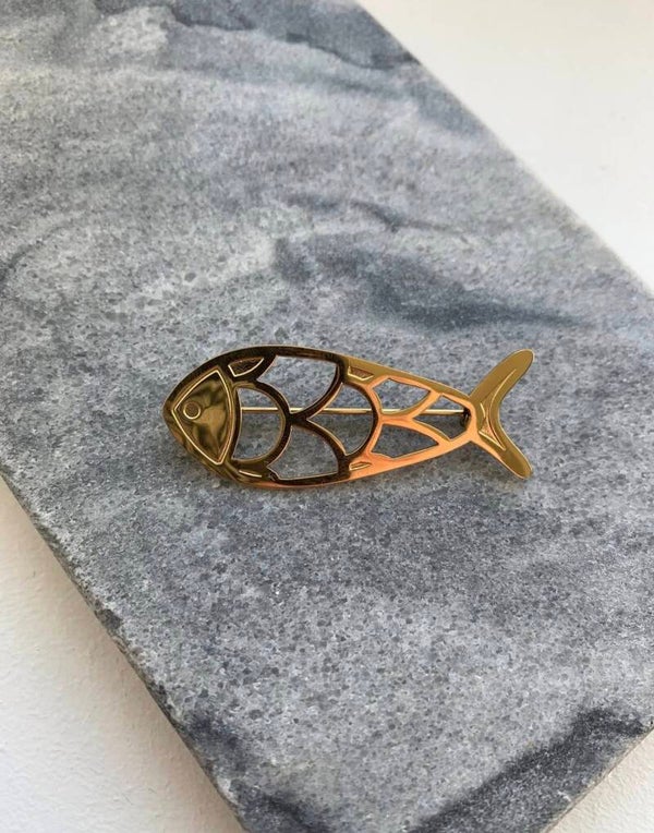 Broche POISSON D’OR