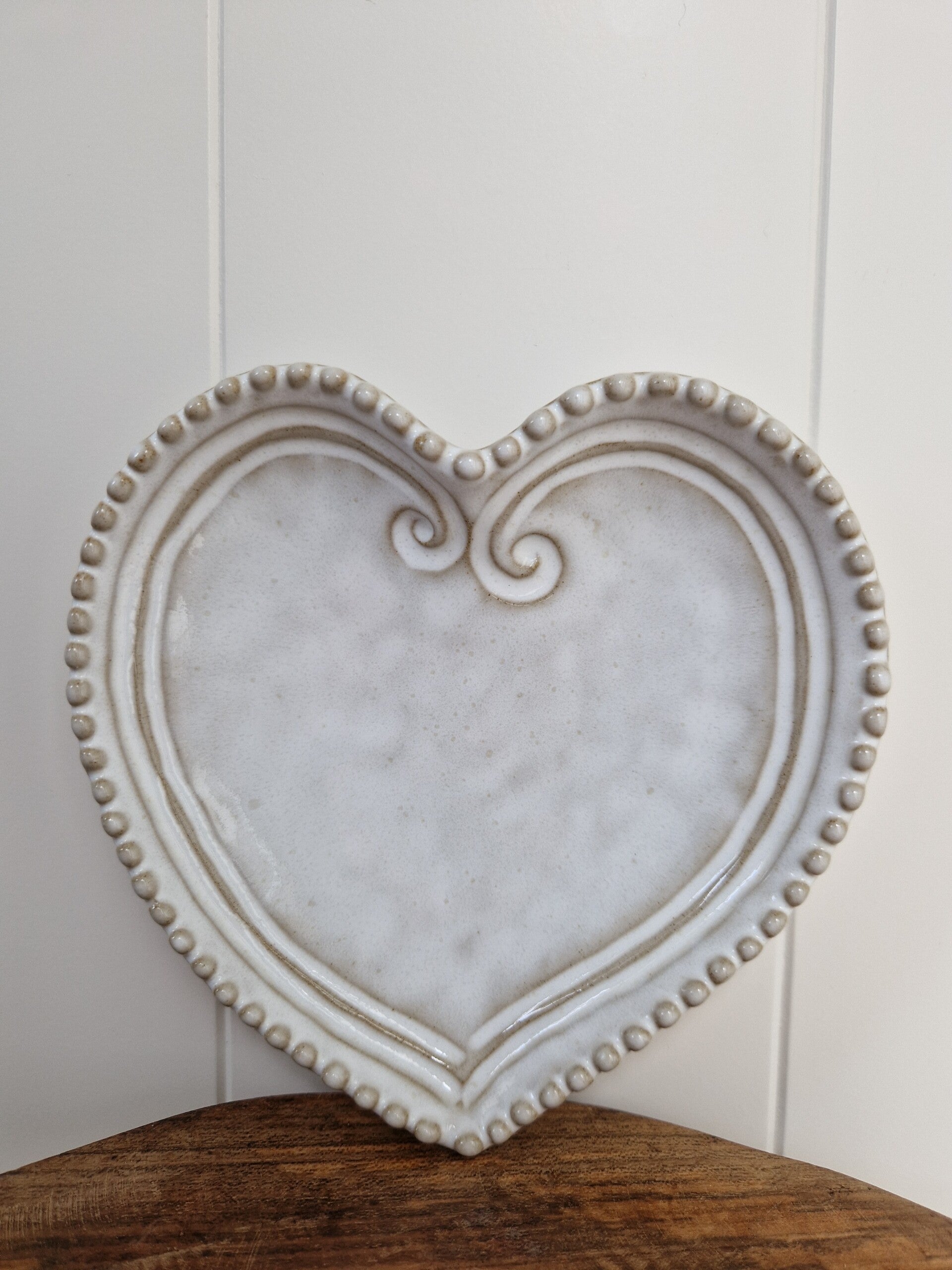 Wit - Schaaltje hart