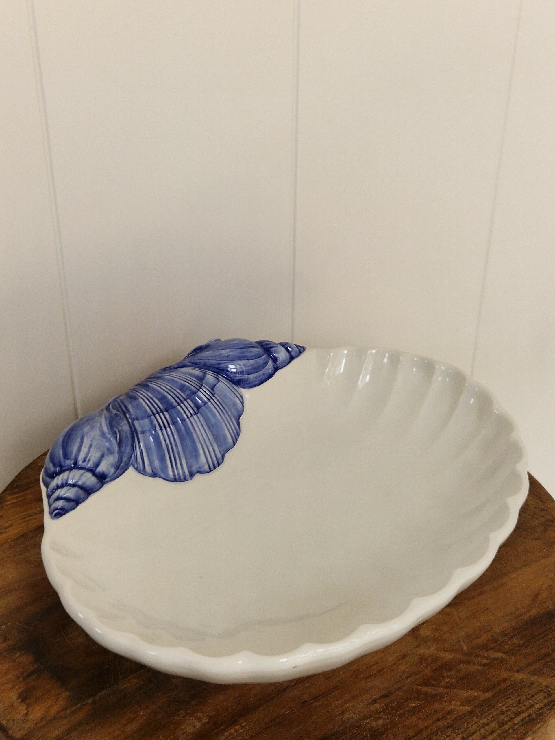 Marina blauw - Schaal schelpen