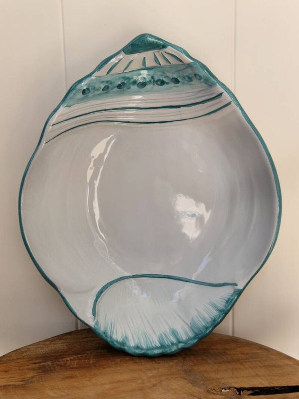 Marina turquoise - Schaal schelp