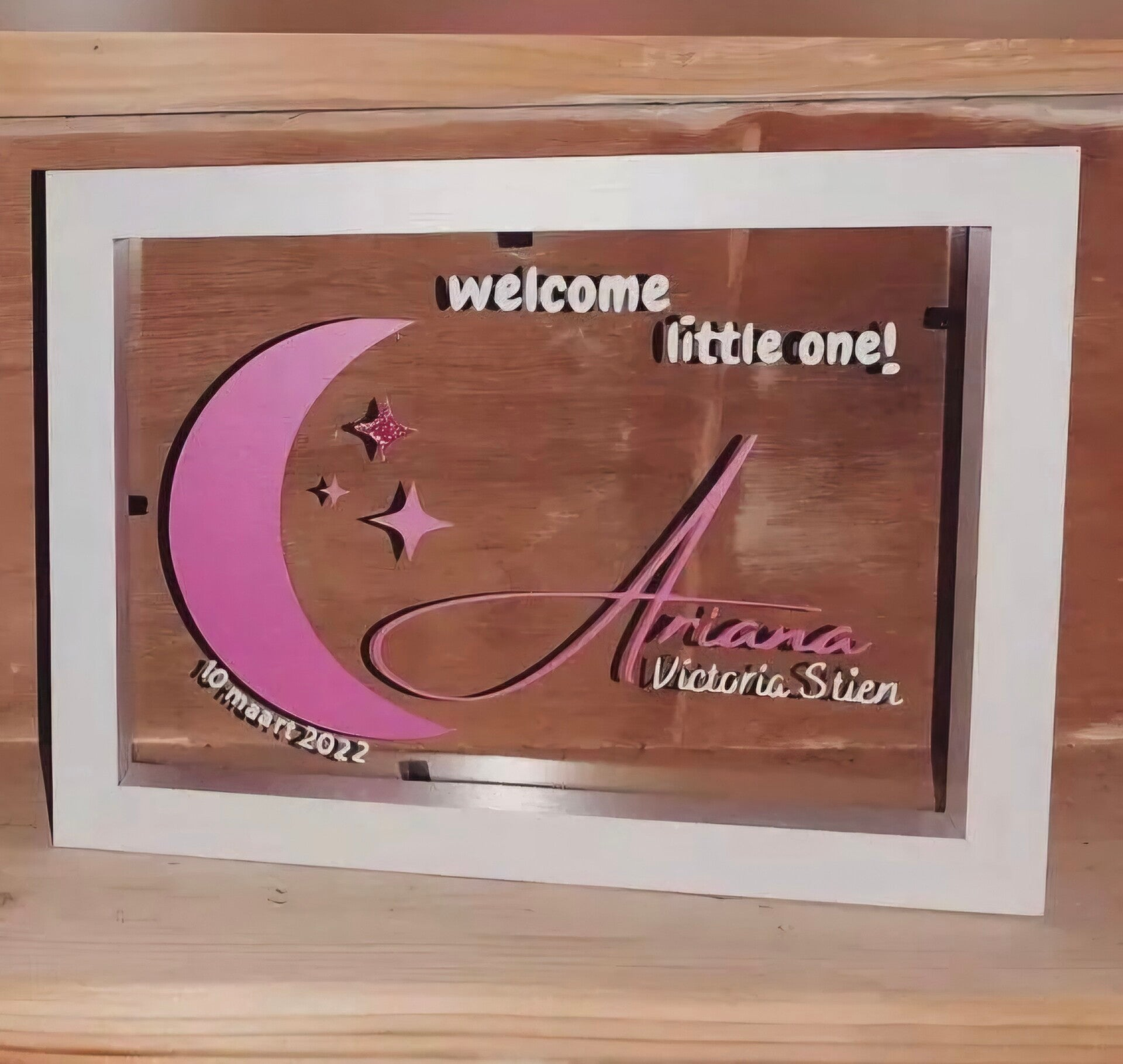Custommade Geboorte plaatje