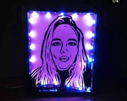 Custommade Silhouettie M met Licht
