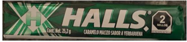 HALLS HIERBABUENA