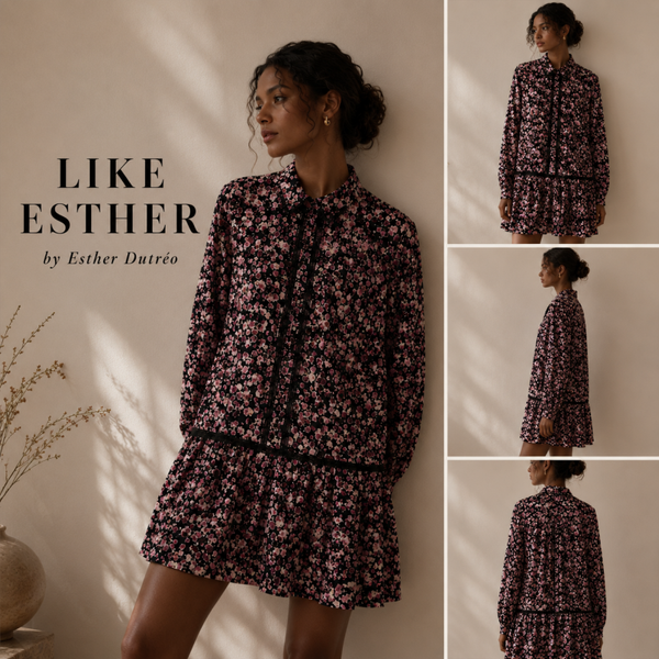 BCBG Floral Mini Dress