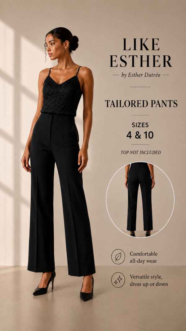 BCBG Tailored Wide-Leg Pants