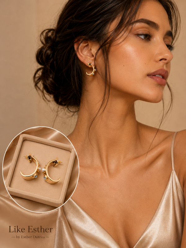 I.N.C. Embellished Hoop Earrings
