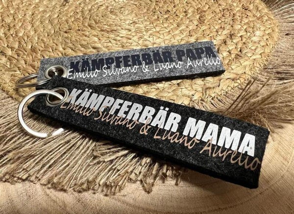 Schlüsselanhänger mit Wunschdruck