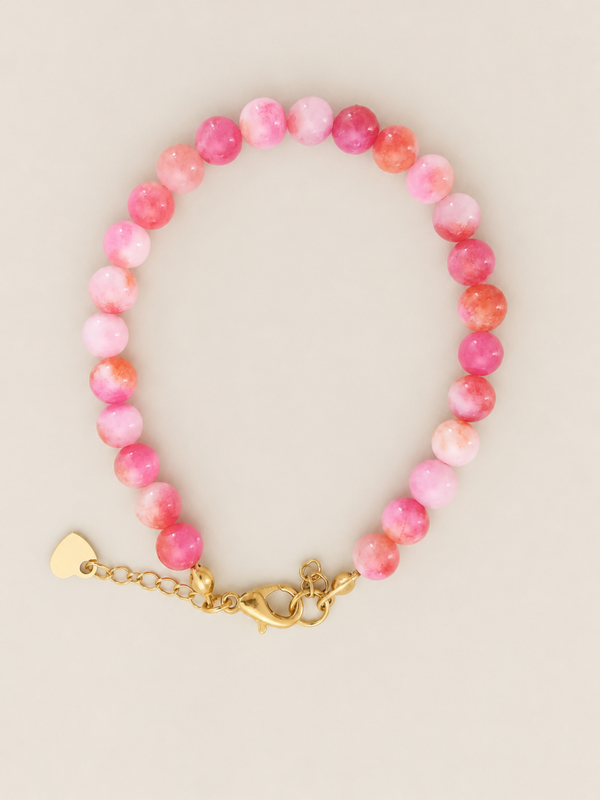 Summer Vibe - stainless steel - goudkleurig/roze/oranje