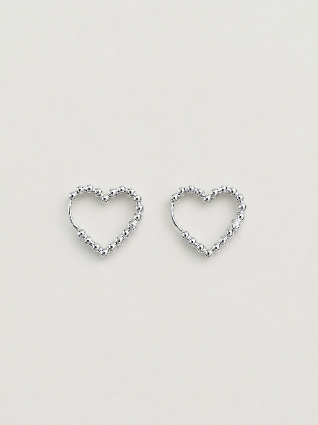 My love oorbellen - stainless steel