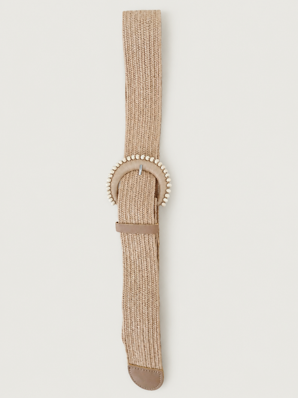 Boho Beach Belt centuur - verstelbaar - beige