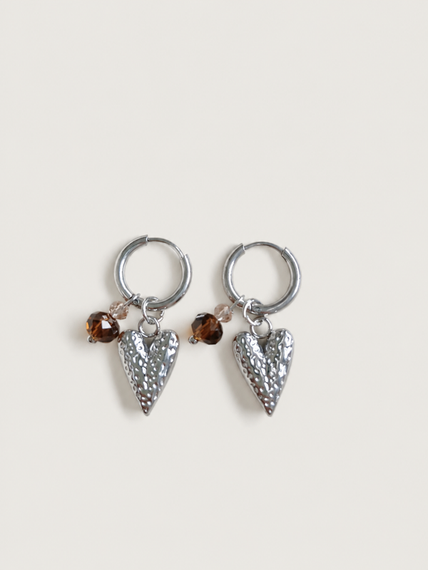 Autumn Heart - stainless steel - zilverkleurig