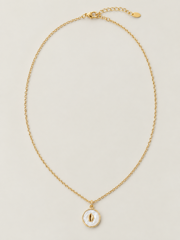 Luna ketting - stainless steel - goudkleurig