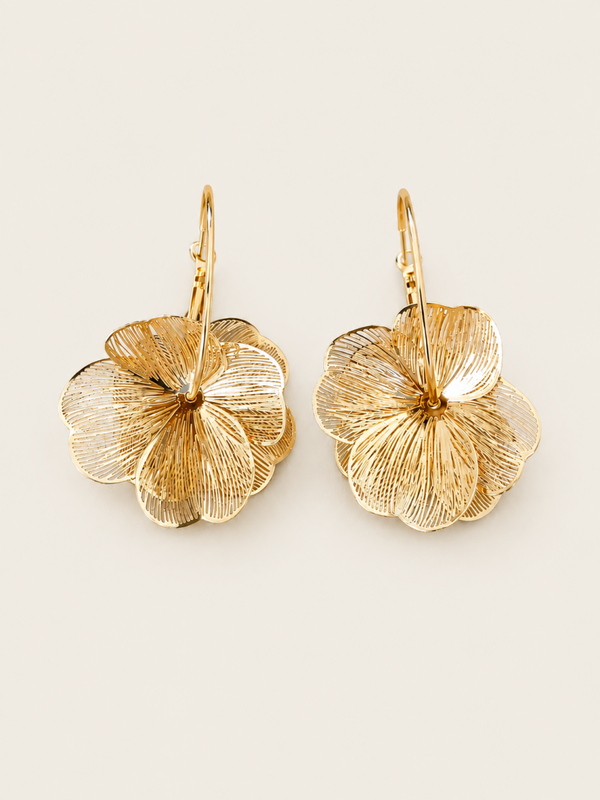 Golden Flower- stainless steel - goudkleurig
