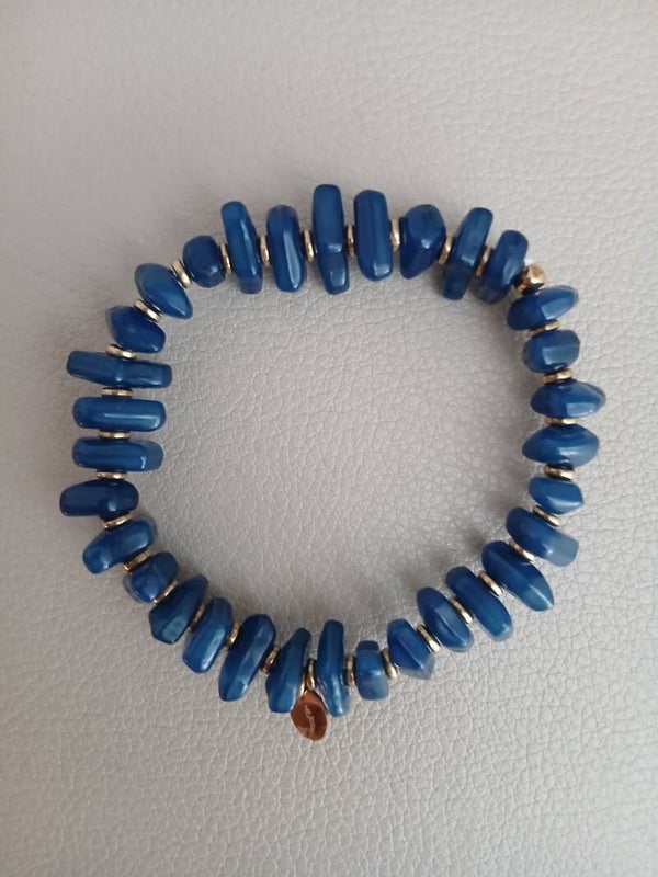 Pulsera Azul  - stainless steel
