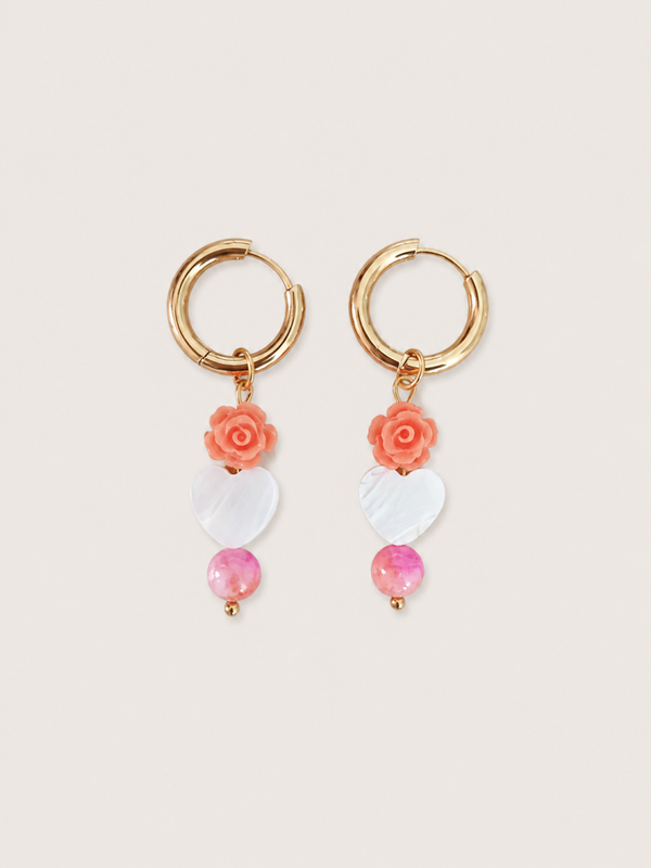 Summer Rose- stainless steel - goudkleurig