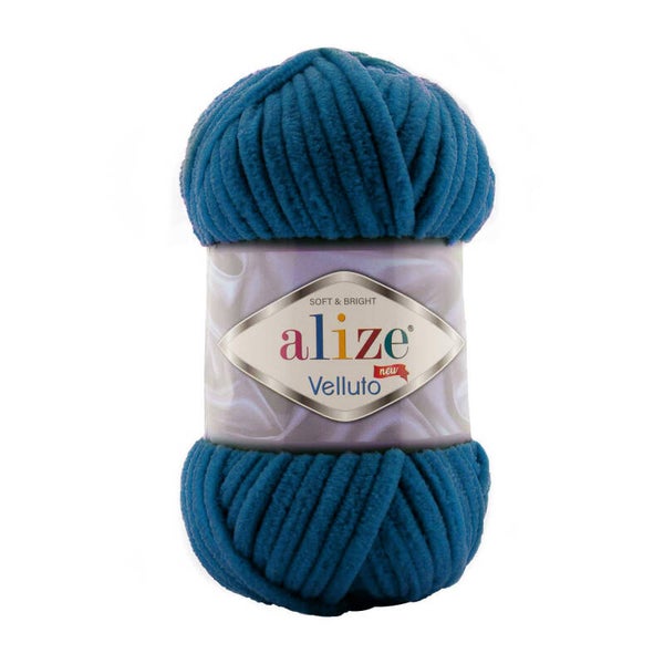 Alize Velluto 646 Blau