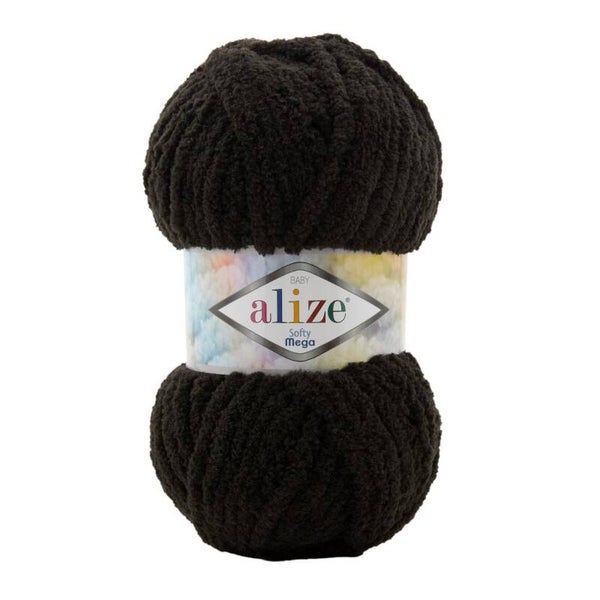 Alize Softy Mega 60 Schwarz