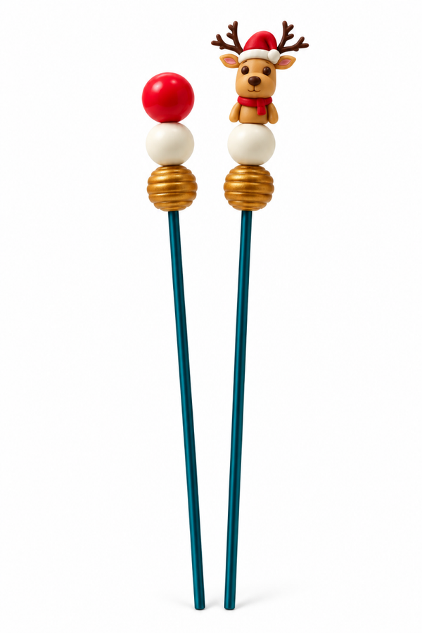Amigurumi-Sticks Rentier 2 1 Paar